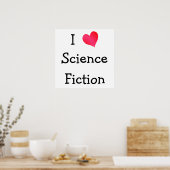 Poster J'aime la science-fiction (Cuisine)
