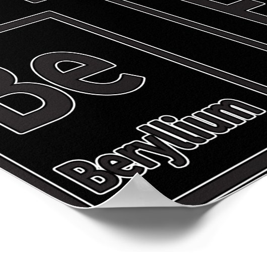 Poster J'aime la science mais j'aime la bière (Coin)