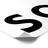 Poster J'aime la Somalie pays comme voyage cardiaque tour (Coin)