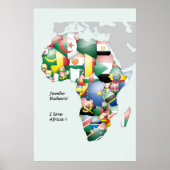 Poster J'aime l'Afrique (Devant)