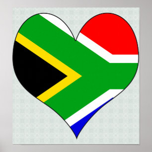 Poster J'aime l'Afrique du Sud