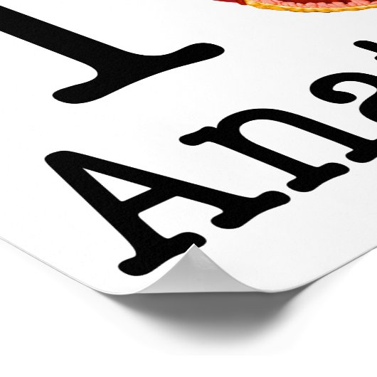 Poster J'aime l'anatomie (Coin)