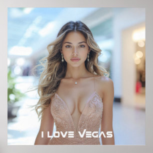 POSTER J'AIME LAS VEGAS