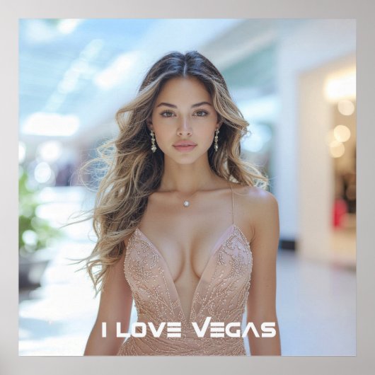 POSTER J'AIME LAS VEGAS (Devant)