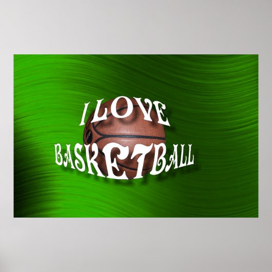 POSTER , J'AIME LE BASKETBALL-POSTER (Devant)