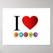 Poster J'aime le bingo (Devant)