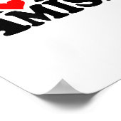 Poster J'Aime Le Coeur De L'Amish _1 (Coin)