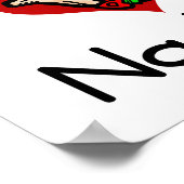 Poster J'aime le coeur nacho (Coin)