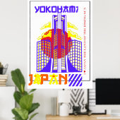 Poster J'aime le Japon La terre du soleil levant (Bureau à domicile)