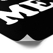 Poster J'aime le métal (Coin)