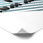 Poster J'Aime Le Tambour Et La Basse (Coin)