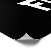 Poster J'aime le vendredi noir (Coin)