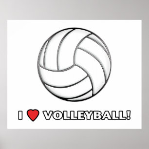Poster J'Aime Le Volley !