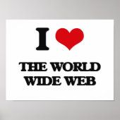 Poster J'aime le World Wide Web (Devant)