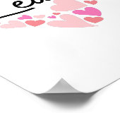 Poster J'aime Leah (Coin)