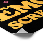 Poster J'aime l'emo screamo (Coin)