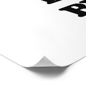 Poster J'aime les ampoules (Coin)