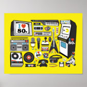 Poster J'aime les années 80 (Devant)