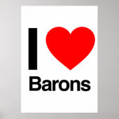 Poster j'aime les barons (Devant)