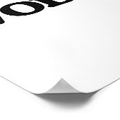 Poster J'aime les bénévoles (Coin)