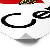 Poster J'aime les céréales cardiaques (Coin)