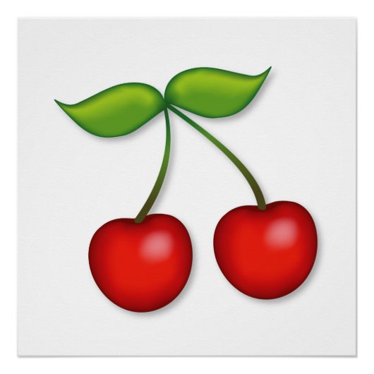 Poster J'aime les cerises (Devant)