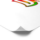 Poster J'aime les dauphins (Coin)