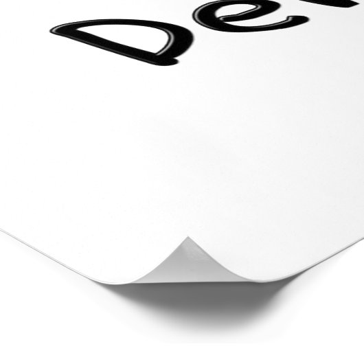 Poster J'Aime Les Dentures (Coin)