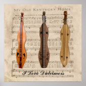 POSTER J'AIME LES DULCIMERS* (Devant)