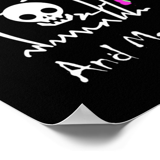 Poster J'Aime Les Films D'Horreur Et Peut-Être 3 Personne (Coin)