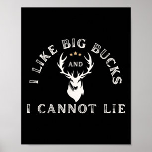 Poster J'Aime Les Gros Boucs Et Je Ne Peux Pas Mentir La
