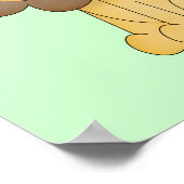 Poster J'aime les lions (Coin)