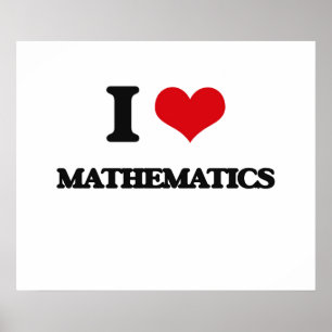 Poster J'aime les mathématiques
