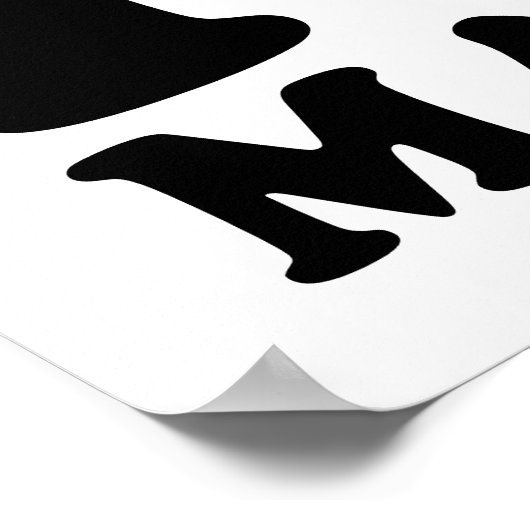 Poster J'aime les mathématiques Pi (Coin)