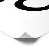 Poster J'aime les maths, ça fait pleurer les gens (Coin)