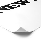 Poster J'Aime Les Nouveaux Arrivés (Coin)