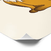 Poster J'Aime Les Renards Mignons Coeur (Coin)