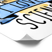 Poster J'aime les sciences (Coin)