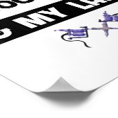 Poster J'Aime Les Tatouages Et Mon Labrador Retriever Lab (Coin)