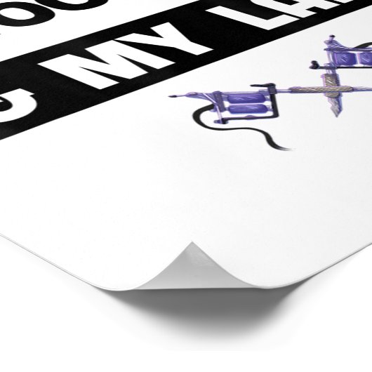 Poster J'Aime Les Tatouages Et Mon Labrador Retriever Lab (Coin)