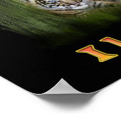 Poster J'aime les tigres (Coin)