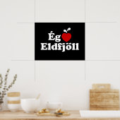 Poster J'aime les volcans [Ég Elska Eldfjöll] (Cuisine)