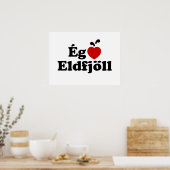 Poster J'aime les volcans [Ég Elska Eldfjöll] (Cuisine)