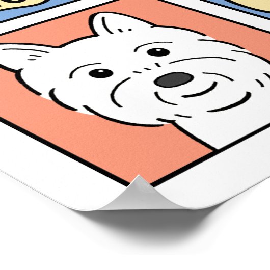 Poster J'Aime Les Westies (Coin)