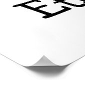 Poster J'aime l'éthique (Coin)