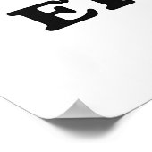 Poster J'aime l'ÉTHIQUE (Coin)