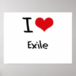 Poster J'aime l'exil