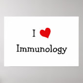 Poster J'aime l'immunologie (Devant)