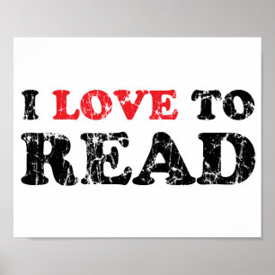 Poster J'Aime Lire Perturbé