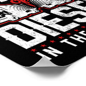 Poster J'Aime L'Odeur Du Diesel Dans Le Camionneur Du Mat (Coin)